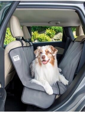 Top Paw Gray Waterproof Dog Back Seat Hammock Cover